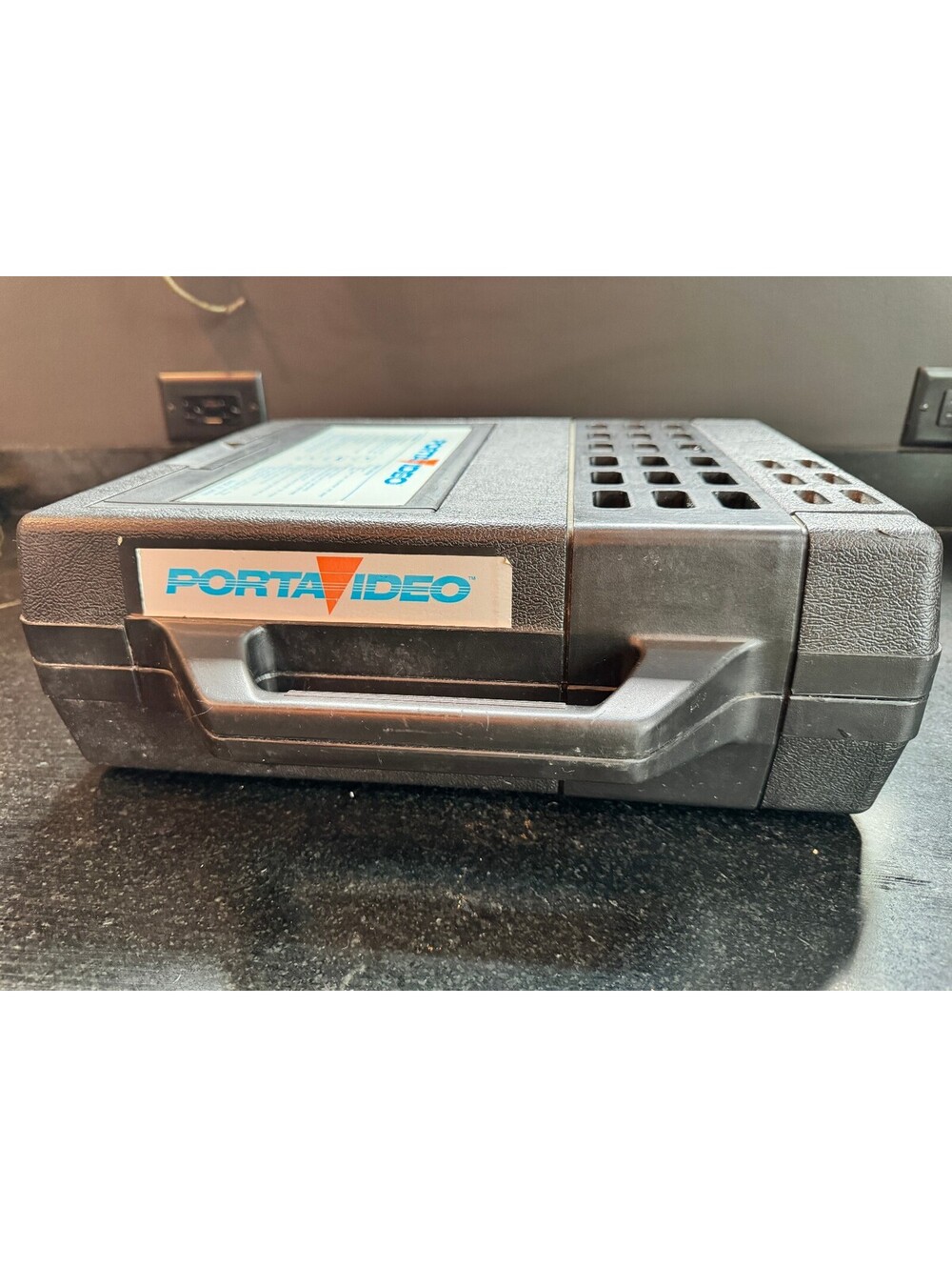Vintage 1980s PortaVideo VP-3100 Portable VHS Player VCP Suitcase Style